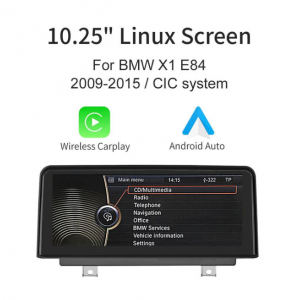 BMW X1  F84 2009-2015 CIC Linux 10.25'' screen Apple CarPlay Android Auto