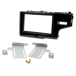 FITTING KIT HONDA JAZZ , FIT 2013 - 2020 DOUBLE DIN (GLOSS BLACK)