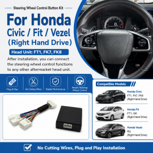 Honda Civic / Fit / Vezel Steering wheel control module for FT1 / FK7 / FK8 Factory Car Stereo 