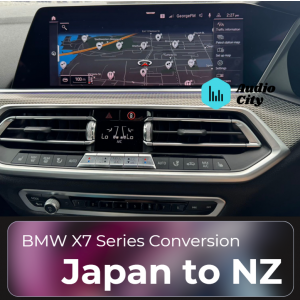 BMW X7 iDrive Radio & GPS Navigation Conversion (Japan to NZ)