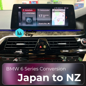 BMW 6 Series iDrive Radio & GPS Navigation Conversion (Japan to NZ)